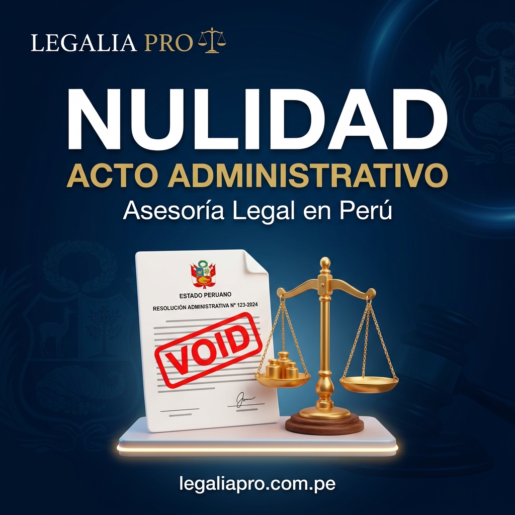 Nulidad de acto administrativo en Peru: causales y como pedirla � LegaliaPro